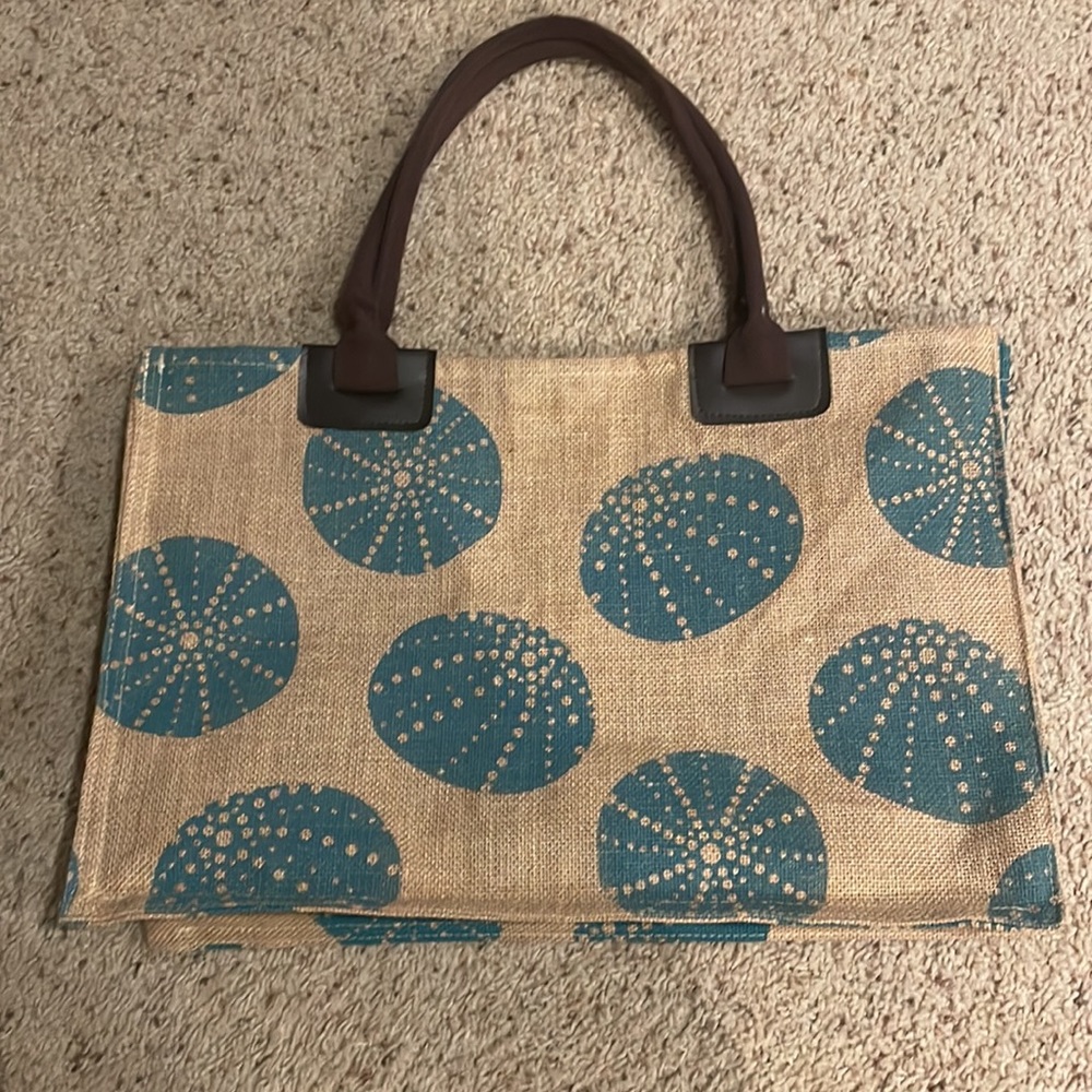 Burlap Beach Bag or Tote